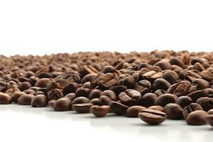coffee beans isolated on white background photo