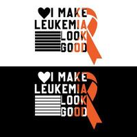 I make leukemia  look good vector