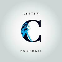 C letter logo vector