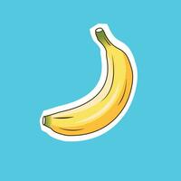 sticker banana vector graphic illustration