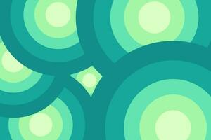 green circle abstract background. vector illustration