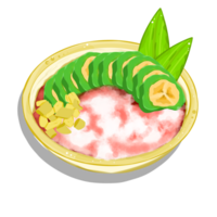 Comida coco leite verde banana png