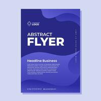 Abstract flyer design vector