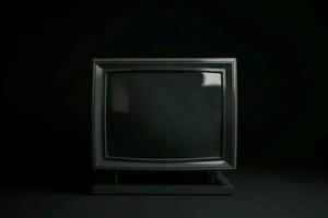 retro televisión colocar. generar ai foto