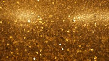 Gold glitter texture sparkling shiny wrapping paper background photo