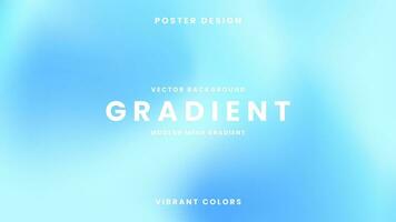 Abstract blurred gradient mesh background in bright multi-color. Colorful smooth banner template. vector