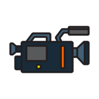 Old movie camera icon png