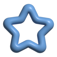 3D Cute Star png