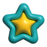 3D Cute Star png