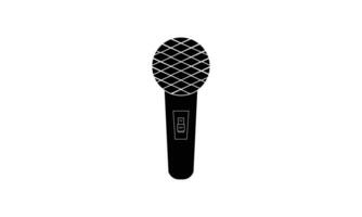 Microphone Vector Isolated on white background