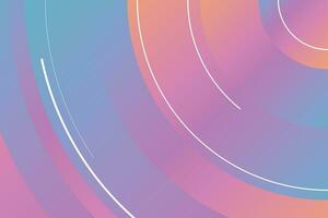 Gradient curve background with lines. vector