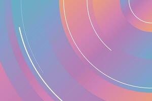 Gradient curve background with lines. vector