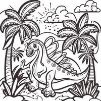 Vector coloring page. artwork hand drawn illustration photo