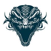 Scary tattoo. Illustration tattoo vector. Isolated tattoo vector. Tattoo set for apparel photo