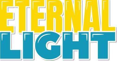 Eternal Light Lettering Vector Design
