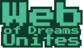 Web of Dreams Unites Lettering Vector Design