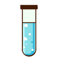 Test tube icon,Chemistry lab flask, science AI GENERATIVE png