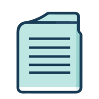 documento file icona. carta doc segno, ai generativo png