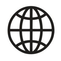 värld bred webb symbol ikon illustration png