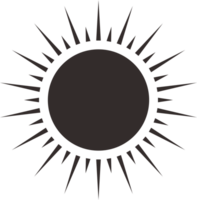 Sol solsken solljus ikon png