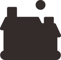 maison icône silhouette png