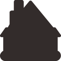 maison icône silhouette png