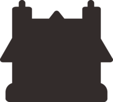 maison icône silhouette png