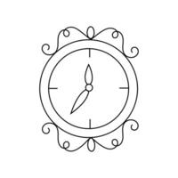 Vector illustration of a wall clock.