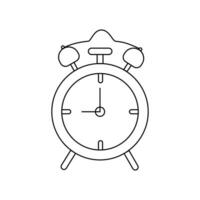 Vector illustration of an alarm clock.