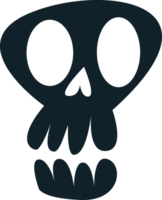 bone head skeleton halloween silhouette png