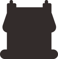 Casa icona silhouette png