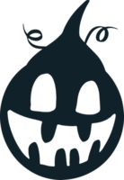 pumpkin spooky halloween silhouette png