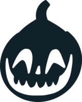 pompoen halloween silhouet png