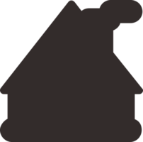 casa icono silueta png