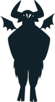 monster halloween silhouette png