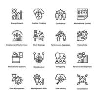 Project Management Line Icons vector