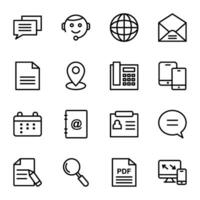 Web Design Line Vector Icons 4