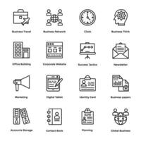 Business and Finance Line Vector Icons 1