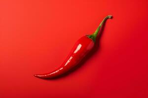 Chili red pepper food. Generate Ai photo