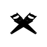 Hand Saw Silhouette, can use for Icon, symbol, Art Illustration, Logo Gram, Pictogram, Apps, Website, or Graphic Design Element. Vector Illustration