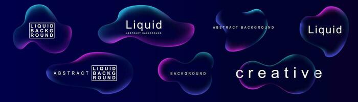 Gradient neon color sphere. Round holographic gradients. Glowing bright liquid gradient shape. Curved line for banner and flyer, social media. Vector twirl.