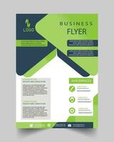 Free vector corporate business flyer template