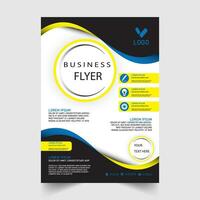 Free vector corporate business flyer template