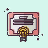 Icon Award 8. related to Award symbol. MBE style. simple design editable. simple illustration vector