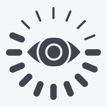 Icon Monitoring. related to Business Analysis symbol. glyph style. simple design editable. simple illustration vector