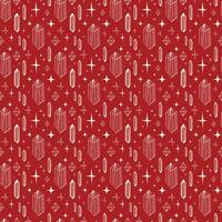 magical crystals and mystical gems seamless pattern vector
