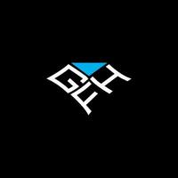 gfh letra logo vector diseño, gfh sencillo y moderno logo. gfh lujoso alfabeto diseño