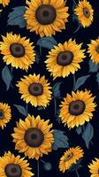 sun flower art background wallpaper photo