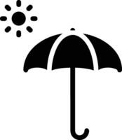 Umbrella protection icon symbol vector image. Illustration of the safety protect umbrella security design image