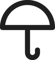 Umbrella protection icon symbol vector image. Illustration of the safety protect umbrella security design image